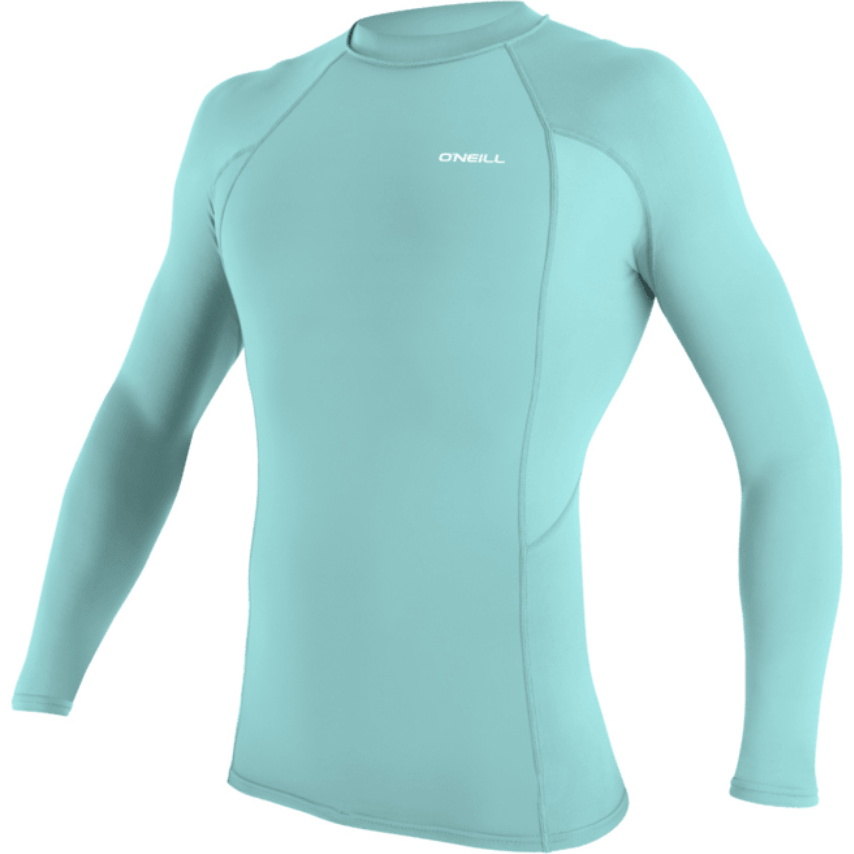 2026 O'Neill Mens Basic Skins Long Sleeve Rash Vest 5714 - Canal Blue